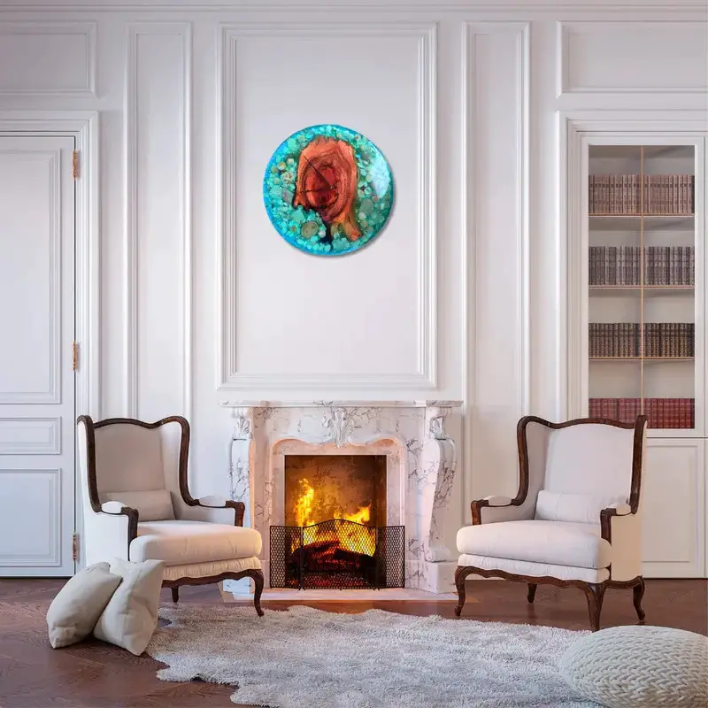 home-wall-decor-item-resin-wall-clock